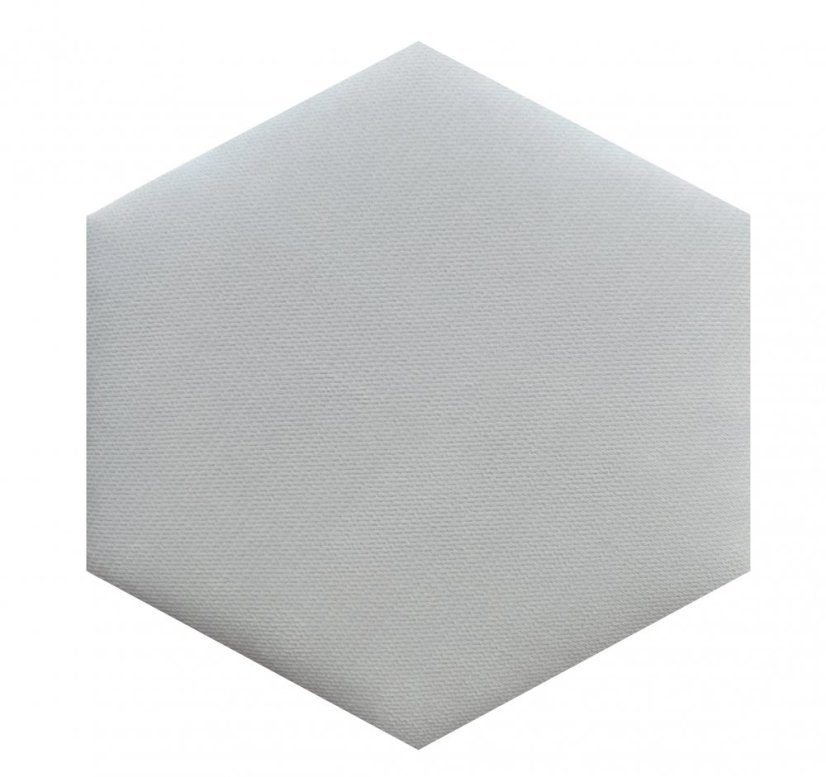 Najsvetlejší šedý čalúnený panel