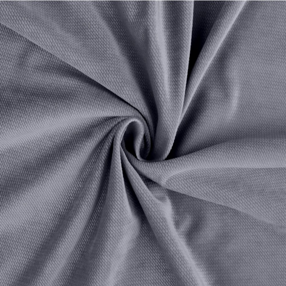 Šedý čalouněný panel 20x60cm oblouk