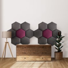 Ostružinový minky čalúnený panel