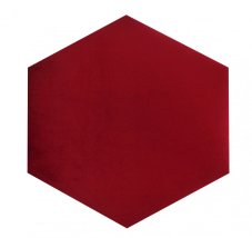 Bordový čalouněný panel hladký