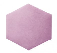 Fialově růžová sametová zástěna hladká