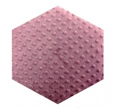 Starorůžový minky čalouněný panel