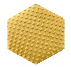 Žltý minky čalúnený panel
