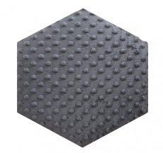 Tmavě šedý minky čalouněný panel