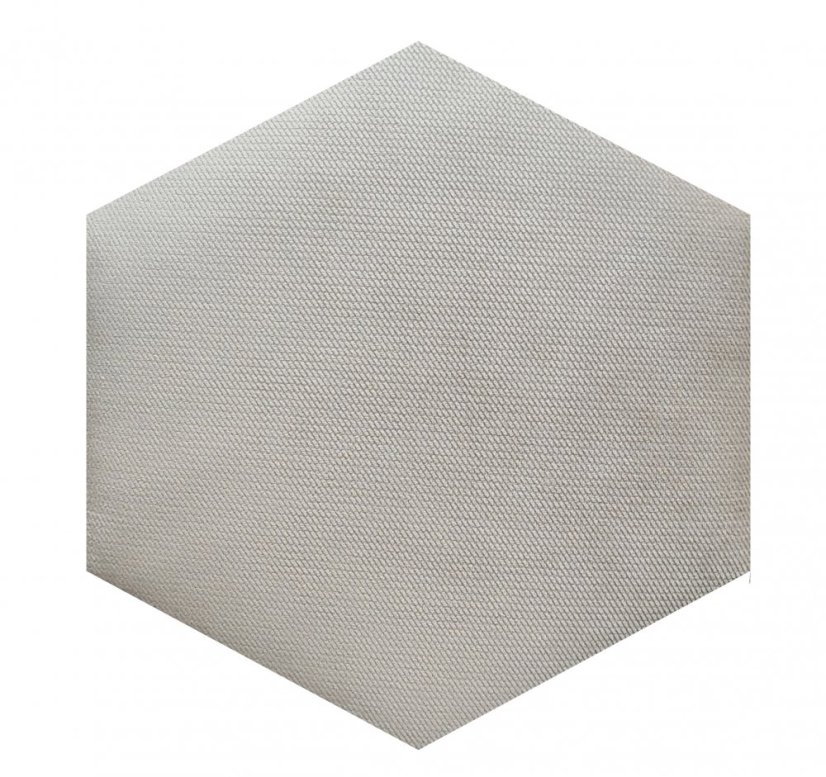 Šedý světlý čalouněný panel