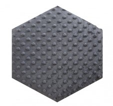 Tmavě šedý minky čalouněný panel