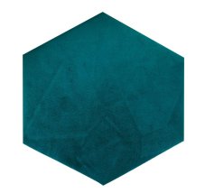 Petrolejový tmavý čalouněný panel