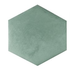 Svetlý mätový čalúnený panel