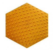 Oranžový minky čalúnený panel