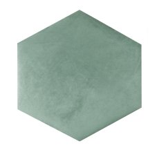 Svetlý mätový čalúnený panel