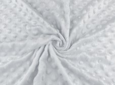 Světle šedý minky čalouněný panel