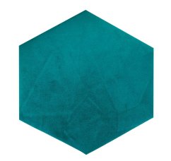 Petrolejový čalúnený panel hladký