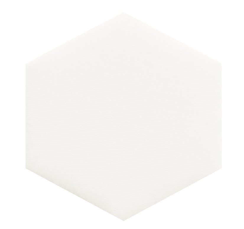 Biely čalúnený panel