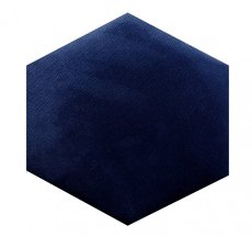 Tmavomodrý čalúnený panel