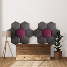 Ostružinový minky čalúnený panel