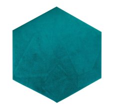 Petrolejový čalouněný panel hladký