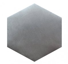 Šedý čalúnený panel