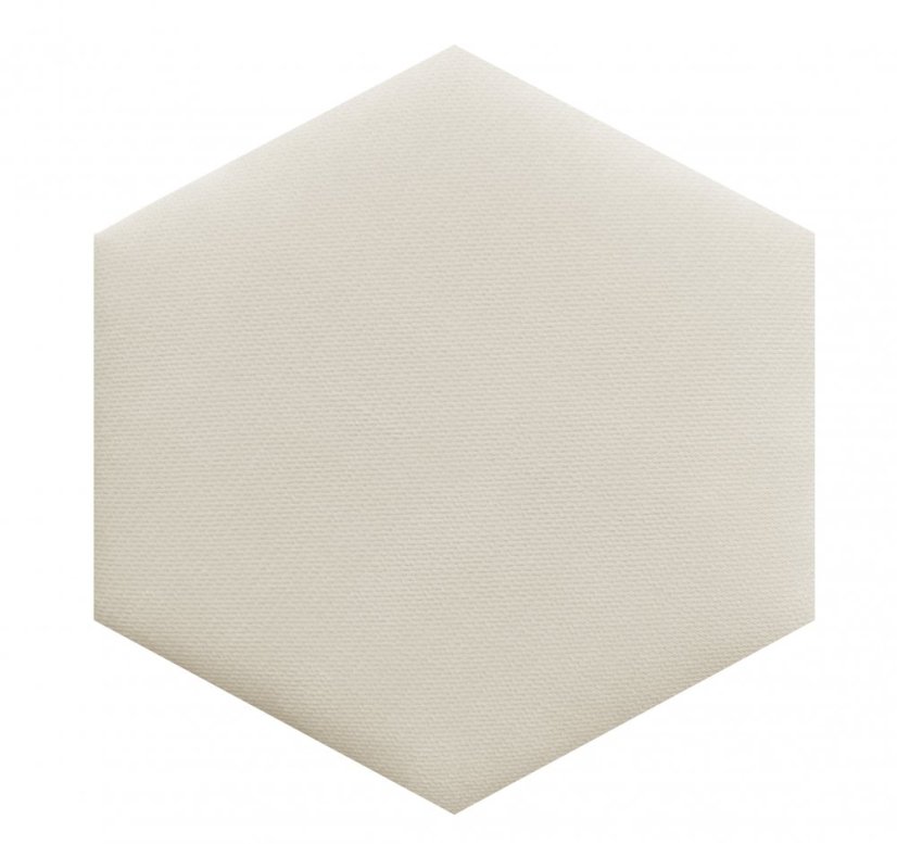 Krémový světlý čalouněný panel